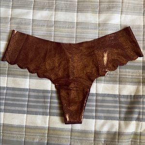 PINK cheeky scalloped panties (small)